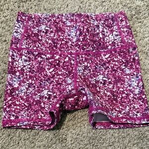 Pink all in motion Patterned Athletic Shorts